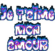 je t'aime mon amour